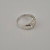 Vintage 925 Sterling Silver Signet Ring — Textured Design