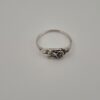 Vintage 925 Sterling Silver Ring — Floral Openwork Design