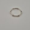 Vintage 925 Sterling Silver Ring — Geometric Link Design