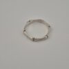 Vintage 925 Sterling Silver Ring — Geometric Link Design