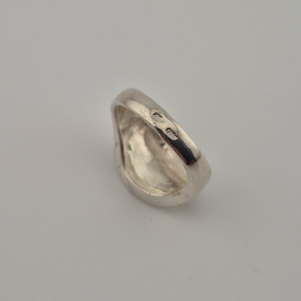Vintage 925 Sterling Silver Ring — Sculptural Design
