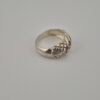 Vintage Unique 925 Sterling Silver Ring — Woven Sculptural Design