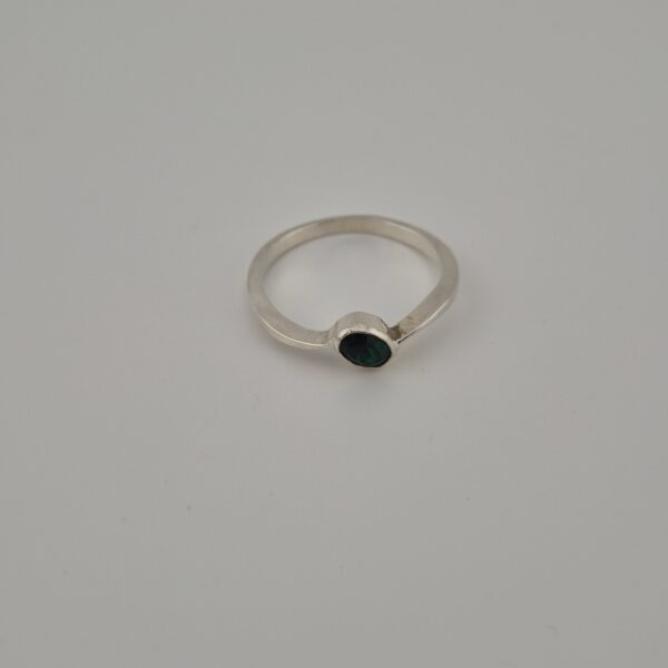 Vintage 925 Sterling Silver Ring– Diopside