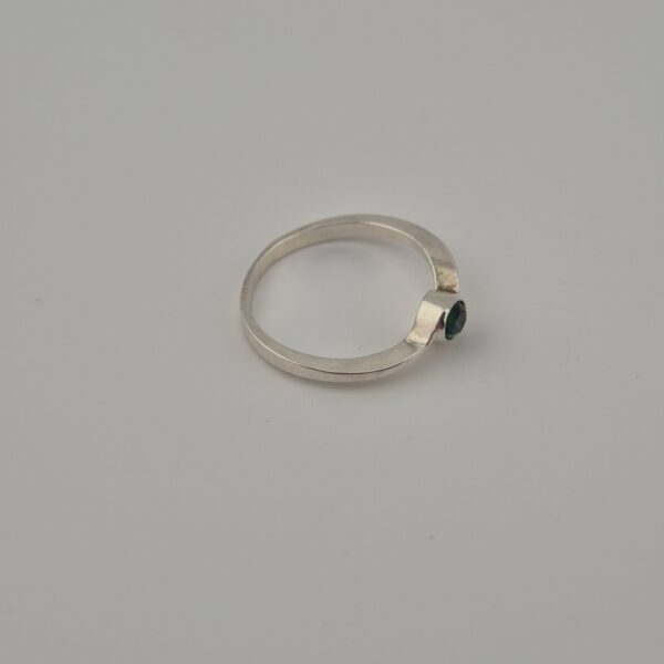 Vintage 925 Sterling Silver Ring– Diopside