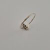 Vintage 925 Sterling Silver Ring — Three Zirconia