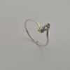 Vintage 925 Sterling Silver Ring — Three Zirconia