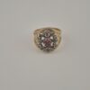 2026/07/14507-scaled.jpg Vintage 925 Sterling Silver Ring — Gold Plated & Pink Tourmaline