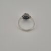 Rare Vintage 925 Sterling Silver Ring — Aquamarine & Marcasite