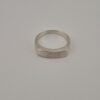 Vintage 925 Sterling Silver Signet Ring — Diagonal Lines