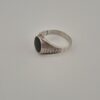Vintage 925 Sterling Silver Signet Ring — Black Onyx