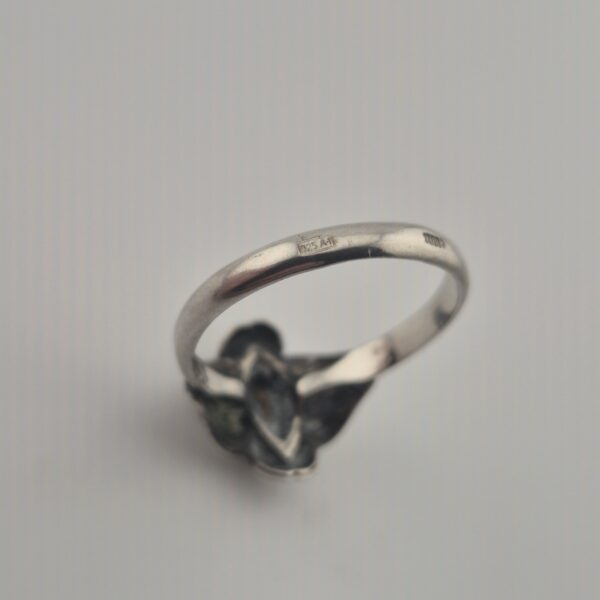 Vintage 925 Sterling Silver Ring — Amethyst
