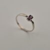 Vintage 925 Sterling Silver Ring — Faceted Amethyst