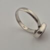 Vintage 925 Sterling Silver Faceted Garnet Ring
