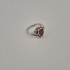 Vintage 830 Silver Garnet Ring