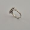 Vintage 830 Silver Garnet Ring