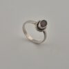 Vintage 925 Sterling Silver Garnet Ring