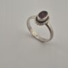 Vintage 925 Sterling Silver Garnet Ring