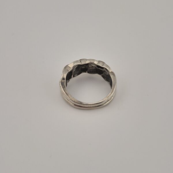 Vintage 925 Sterling Silver Marcasite Ring – Unique Design