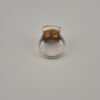 Vintage 925 Sterling Silver Ring with Natural  Amber