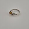 Vintage 925 Sterling Silver Ring with Natural Amber