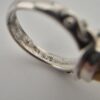 Vintage 925 Sterling Silver Ring with Natural Amber