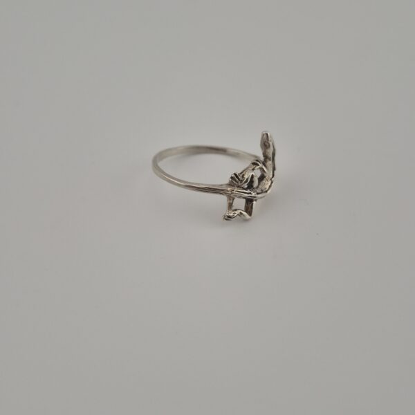 Vintage 925 Sterling Silver Salamander Ring