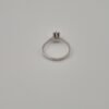 Vintage 925 Sterling Silver Ring with Faceted Amethyst