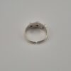Unique Vintage 925 Sterling Silver Ring with Peridot, Amethyst & Garnet