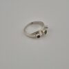 Unique Vintage 925 Sterling Silver Ring with Peridot, Amethyst & Garnet