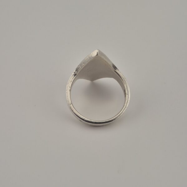 Vintage 925 Sterling Silver Multicolor Mother of Pearl Inlay Ring